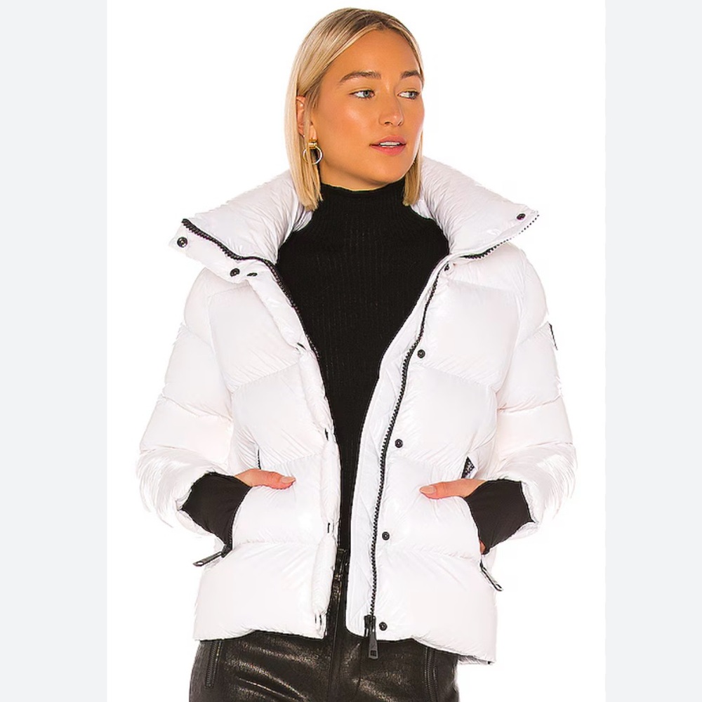 NWT SAM. New York Isabel Puffer Jacket in Snow